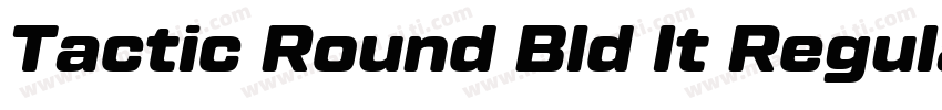 Tactic Round Bld It Regular字体转换